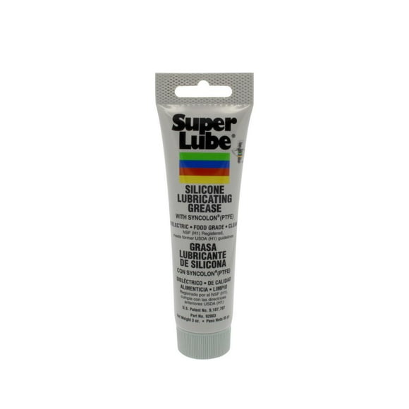 Grasa lubricante para frenos de silicona Super Lube con Syncolon® (PTFE) - Tubo de 8 oz