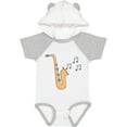 thumbnail image 3 of Inktastic Saxophone Player Music Girls Baby Bodysuit, 3 of 5