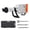 Silver-1500W with 3 Chisel, variant on Electric Demolition Jackhammer 1500W Concrete Breaker 1800BPM 50J, Heavy Duty Demolition Hammer with Adjustable Anti-Vibration Handle, Safety Clutch, Carrying Case & 2 Chisels