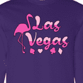 thumbnail image 4 of Inktastic Las Vegas Flamingo Silhouette in Pink Long Sleeve T-Shirt, 4 of 5