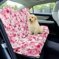thumbnail image 2 of Drydeepin Pink Butterfly Cherry Blossom Pattern Car Backseat Cover Rear Bench Towel Cover Non-Slip Automotive Accessories for Sedans, SUVs, Vans Universal Seats Protector Car Interior Decor, 2 of 7