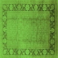 thumbnail image 1 of Ahgly Company Indoor Square Oriental Green Industrial Area Rugs, 3' Square, 1 of 4
