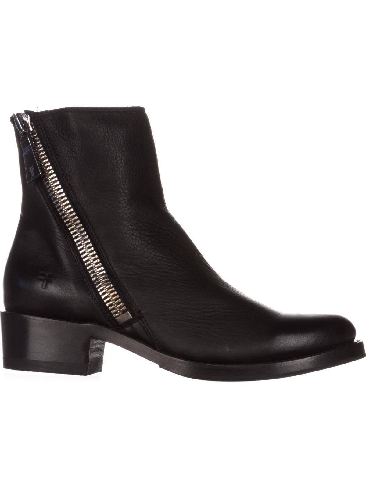 frye demi leather zip bootie