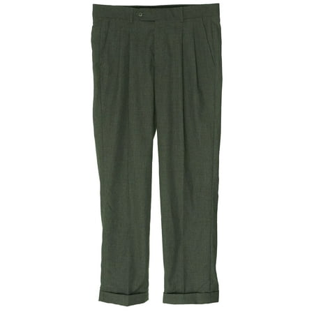 Nautica NEW Gray Houndstooth Mens Size 32X30 Dress Pleated Front Pants