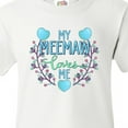 thumbnail image 4 of Inktastic My Meemaw Loves Me with Flowers and Hearts Youth T-Shirt, 4 of 5