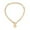 GD, variant on TopLLC Necklaces & Pendants Retro Personality Metal Set Diamond Large Metal Necklace Jewelry Gifts Pearl necklace