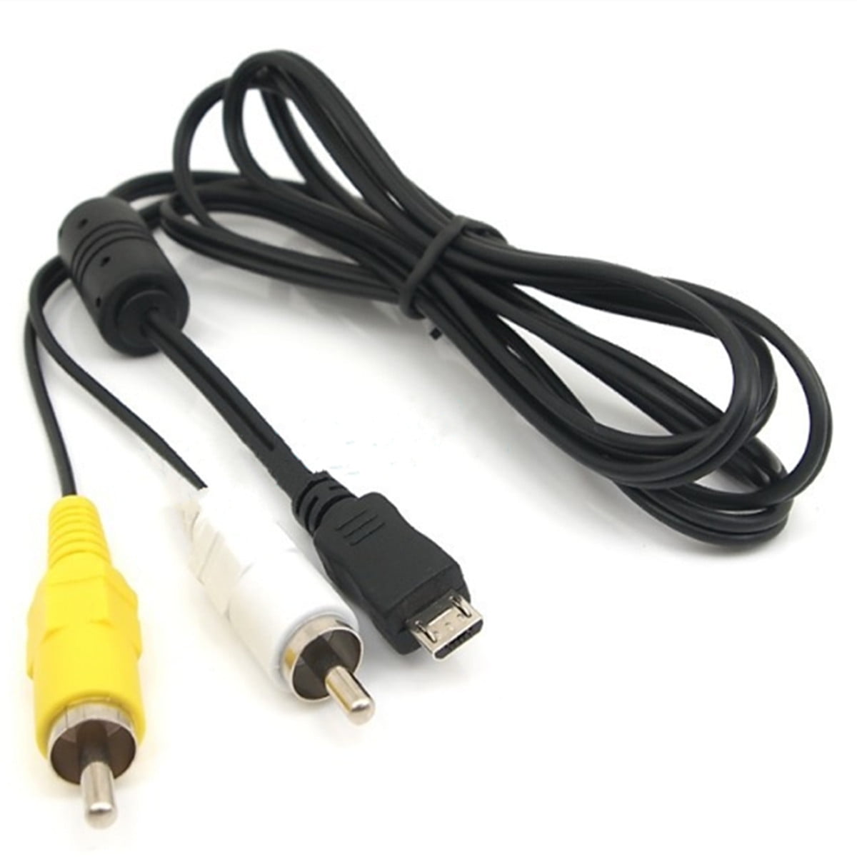 Micro Usb Male To 2 Rca Av Adapter Audio Video Cable For Samsung Mobile Phone Walmart Com Walmart Com