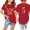 C-Red, variant on Zwiiyzr Toddler Kids Boys Girls Birthday Shirt 3Th 4Th 5Th 6Th 7Th 8Th 9Th 10Th Year Old Print T-Shirt Fashion Round Neck Print Short Sleeve Tops 3-10Y Gray
