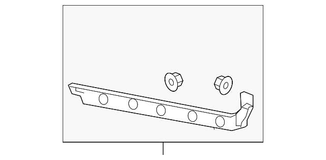 Genuine OE GM Side Retainer - 23270574