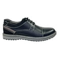 thumbnail image 2 of Freeman Jason Black Casual Shoes for Men - Round Toe, Faux Leather, Dress Shoes for Men, Size M08, 2 of 7