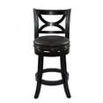thumbnail image 2 of Boraam Florence Counter Height Swivel Counter Stool - Black Sandthru Finish, 2 of 8