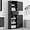Black, variant on 67.3“ Tall Linen Bathroom Storage Cabinet, Modern Linen Cabinet Freestanding with 2 Doors and 1 Drawer, Organizers Storage, Shelves for Bathroom, Living Room, Anti-Tipping (Black)