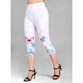 thumbnail image 3 of Leggings Talla Extra Recortados Mariposa Rosegal Leggings de talla grande, 3 of 5