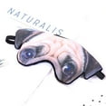 thumbnail image 5 of Antifaz con diseño de perro en 3D, divertido antifaz para dormir, antifaz para dormir, parche para el ojo, gafas para dormir (Pug), 5 of 5