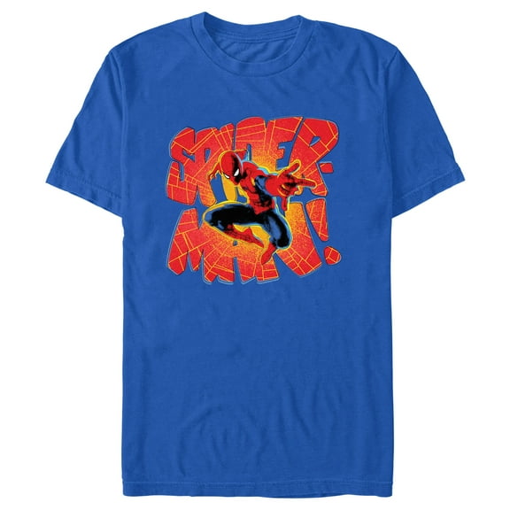 Men's Spider-Man Classic Thwip Pose  Graphic T-Shirt