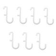 thumbnail image 4 of SEWOART 7Pcs White Display Shelf Hooks for Pegboard Hanging Store Supermarket Product Display, 4 of 8