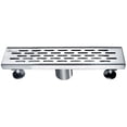 thumbnail image 2 of Dawn® LYE120304 Yangtze River Series Linear Shower Drain 12"L In Polished Satin, 2 of 3