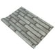 thumbnail image 1 of Papel tapiz de ladrillo autoadhesivo impermeable de 45 x 100 cm para baño, dormitorio y cocina, color gris, 1 of 7