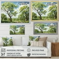 thumbnail image 4 of Designart "Green Tree Sycamore Charm II" Tree Sycamore Floater Framed Canvas Print, 4 of 7