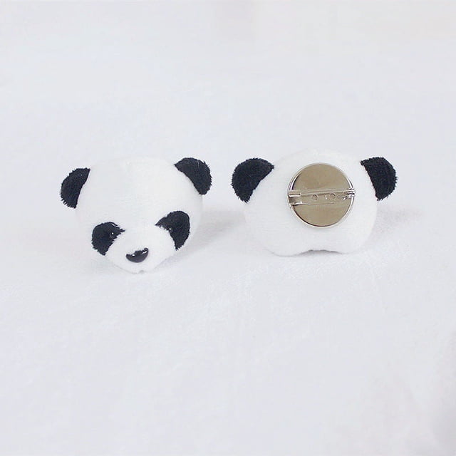 Broche de oso, horquilla para el pelo de estilo de dibujos animados, cuerda para el pelo, muñeco de peluche de animal, diadema para niños, accesorios para el cabello, diadema de panda