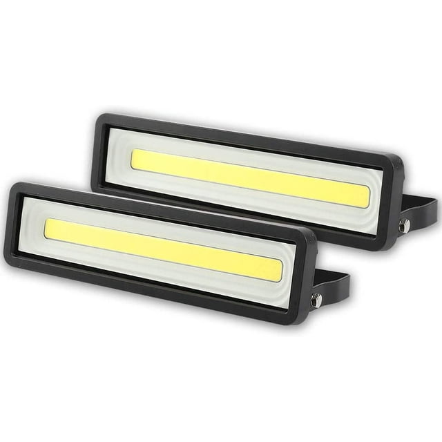 Juego de 2 focos LED para exteriores de 50 W y 4000 lm, potentes focos LED para exteriores de 220 V, resistentes al agua IP66, iluminación de seguridad blanca fría de 5000 K para patio, jardín, patio,