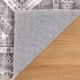 thumbnail image 2 of MeyJey Juego de Tapetes de Cocina Vintage, Tapete de Cocina Antideslizante de 3 Piezas, Tapete de Corredor Lavable a Máquina para el Piso Del Hogar y la Sala de Estar, Gris Topo/beige, 2 of 10
