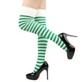 thumbnail image 2 of Christmas Socks for Women Christmas Thigh High Socks For Women Fuzzy Trim Over The Knee Socks Warm Long Stockings, 2 of 8