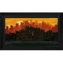 Justin Bua Framed Art Print 36x19 "The Block"