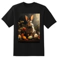 thumbnail image 2 of Plus Size Shirt for Women Black Tops for Women Short Sleeves Shirt for Women Easter T Shirt Crewneck Shirt for Women XL, 2 of 5