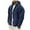 Navy, variant on Wancir Men's Fuzzy Sherpa Athletic Hoodie Heavyweight Fleece Jacket Zip Up Hooded Sweatshirt Sports Coat