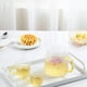 thumbnail image 4 of Bandeja de almacenamiento para baño Organizador de bandejas de metal con asas Vhermosa, 4 of 5