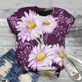 thumbnail image 3 of Femmes Manches Courtes Grande Taille 3D Animaux Imprimé Col Rond Tops Tee-Shirt Blouse T-Shirt pour Femmes, 3 of 7