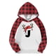 thumbnail image 4 of Cowsor Cute Hoodie for Teen Trendy Letter Print Preppy Hooded Sweatshirts Kids Pullover Long Sleeve School Outfits, 4 of 5