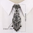 thumbnail image 4 of Cravate en Strass Mode Ajustable Cravate de Fête Cravate en Strass pour Hommes Femmes, 4 of 10