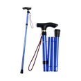 thumbnail image 1 of Folding Walking Stick Non-Slip Adjustable Height Aluminum Alloy, 1 of 3
