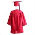 thumbnail image 1 of Toga de Graduación Infantil en Color Púrpura Mate para Niño en Edad Preescolar (30) Gorro de Graduación y Gorro de Graduación con Colgante 2023 para Niño y Niña 12 Colores, 1 of 5