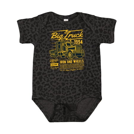 

Inktastic Big Truck Iron and Wheels Gift Baby Boy or Baby Girl Bodysuit