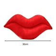 thumbnail image 4 of kowaku Lip Shape Throw Pillow Decorative Pillow Cute Soft Cushion Valentines Day Decor for Party Dining Room Bed Supplies Girlfriend Red, 4 of 9