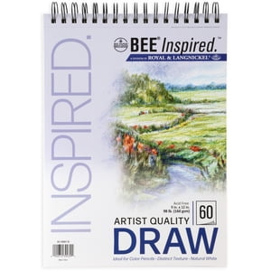 Bee Paper Bee Inspired Drawing Paper Pad, 9x12, 60 Sheets