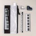 thumbnail image 3 of 6pcs/box, Piano Keys Style Stationery Set Pencil Pouch Student Gifts Cartoon Stationery Supplies, Back To School, School Supplies, Kawaii Stationery, Colors For School, Stationery, Writing Pens, 3 of 5