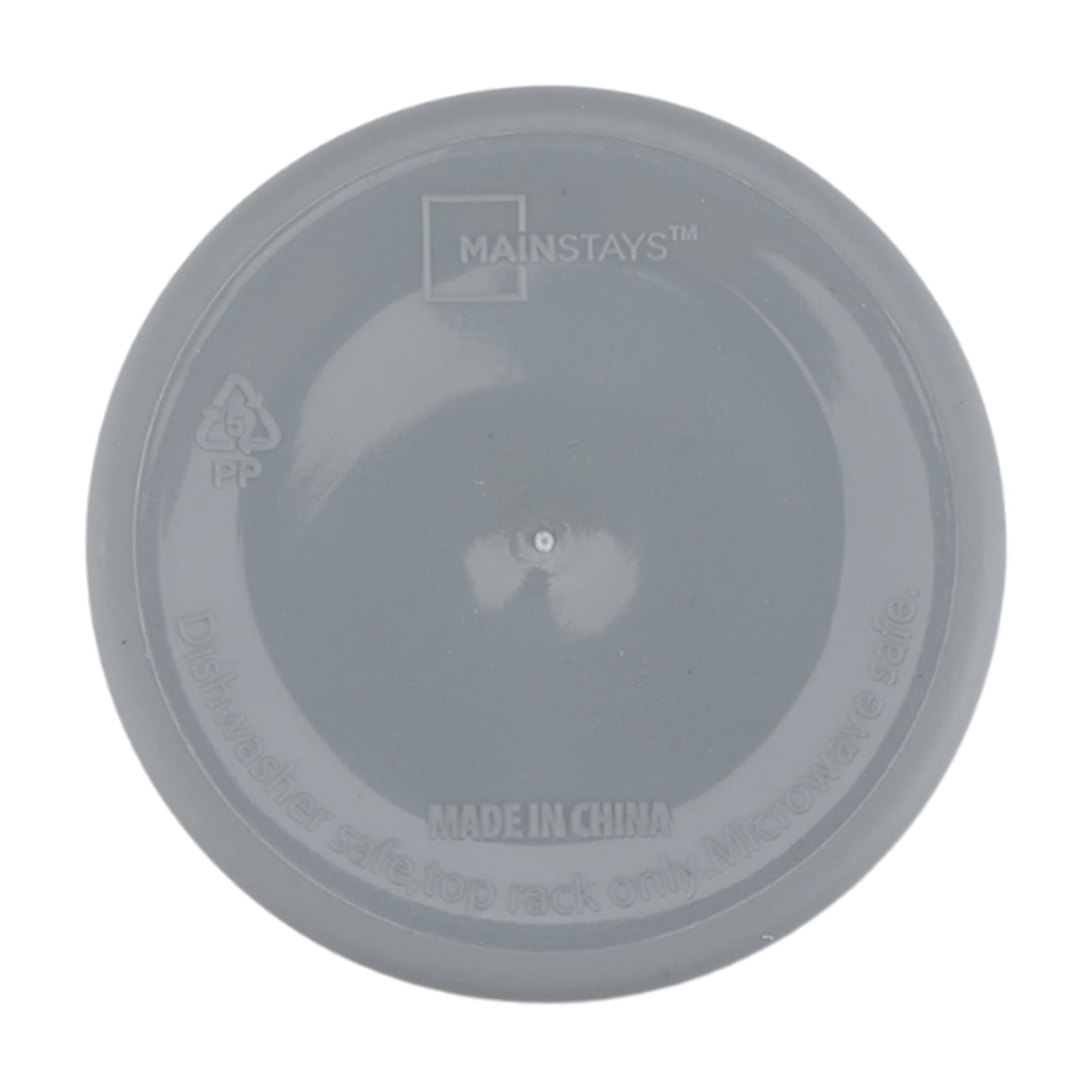 Mainstays - Gray Round Plastic Tumbler, 26-Ounce