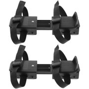 CRAFTHROU Crafthrou Black Plastic Ice Skates for Toddlers with Adjustable Straps