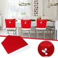 thumbnail image 1 of Fiudx Funda para Silla Navideña, Diseño de Sombrero de Anciano, Tela de Alta Calidad, Duradera y Elegante, Perfecta para Reuniones Navideñas, Decoración de Mesas y Sillas, 1 Juego, 1 of 7