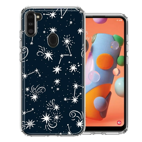 MUNDAZE For Samsung A11 Stargazing Design Double Layer Phone Case Cover
