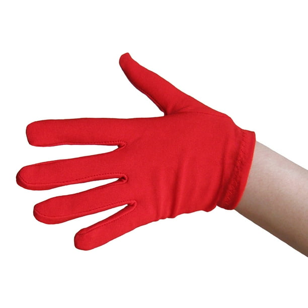 SeasonsTrading Child Red Costume Gloves Kids Halloween Accessory