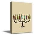 thumbnail image 1 of Awkward Styles Hanukkah Wall Art Canvas Jewish Menorah Home Decor Prints, 1 of 7