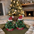 thumbnail image 3 of Louisville Cardinals 2-Pack 4" Ceramic LED Christmas Tree Set, 3 of 3