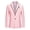 Pink, variant on LoyisViDion Men'S Stylish Casual Patchwork Business Wedding Party Outwear Coat Suit Tops Gray 10(XXL)