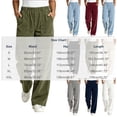 thumbnail image 3 of BUIGTTKLOP Corduroy Pants for Women High Waisted Lounge Pants Wide Leg Loose Fit Trousers with Pockets, 3 of 5