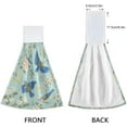 thumbnail image 4 of SKYSONIC Hanging Kitchen Towel 12 x 17 Inch Cute Bird in The Flowers Towel Set 2 Pieces of Dry Towels, 4 of 7